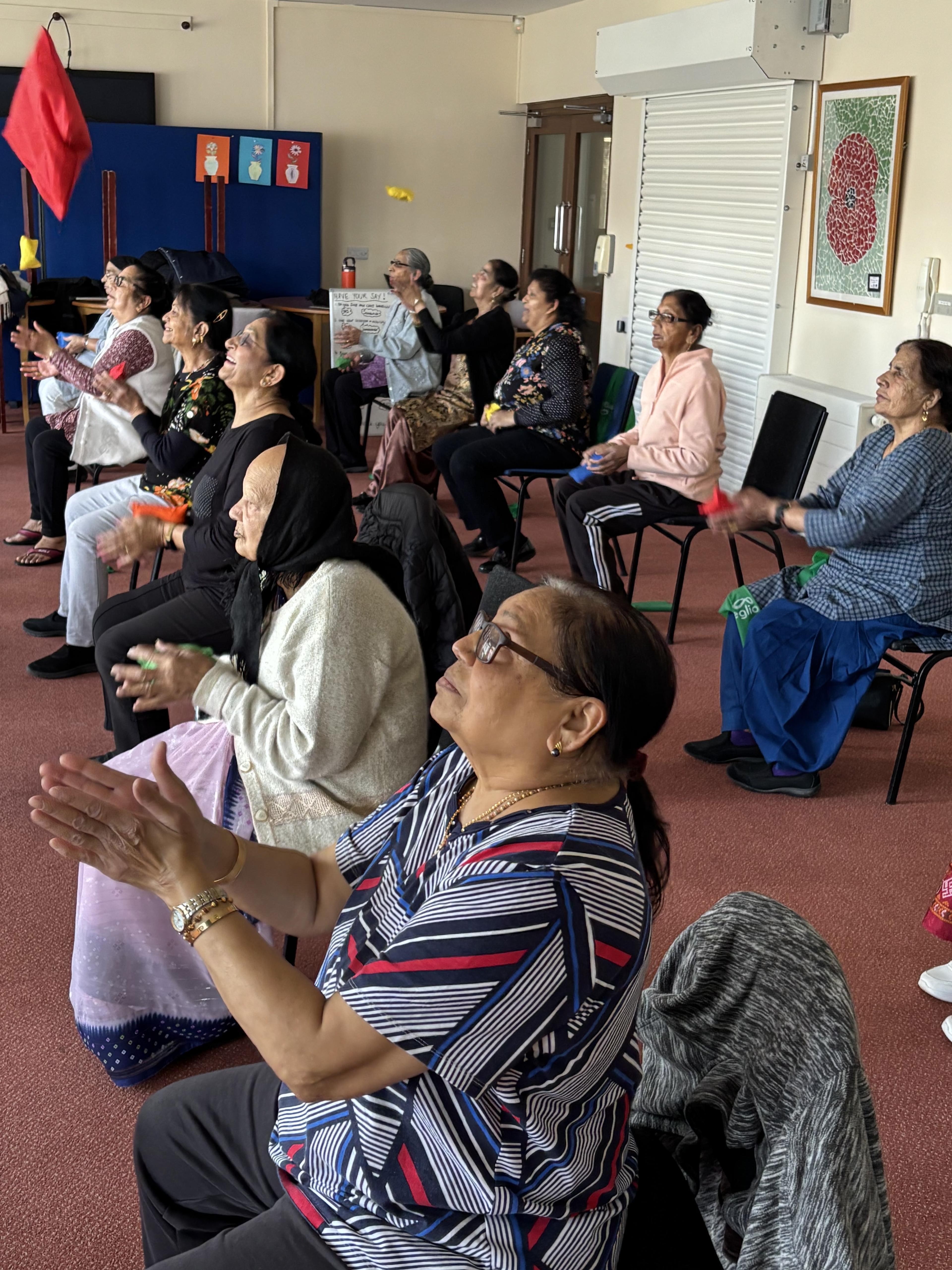 older adults chair exercise walsall ladies